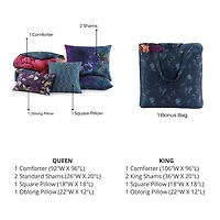 Bebejan 5-pc. Midweight Reversible Comforter Set