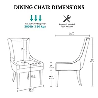 Madison Park Signature Ultra 2-pc. Dining Side Chair