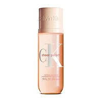 Calvin Klein Ck Sheer Peach Hair & Body Perfum Mist, 7.9 Oz