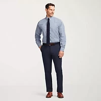 IZOD All Over Stretch Mens Easy Care Wrinkle Free Short Sleeve Dress Shirt