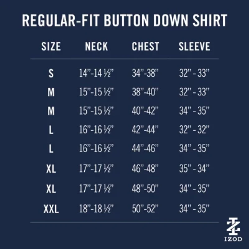 IZOD All Over Stretch Mens Easy Care Wrinkle Free Long Sleeve Dress Shirt