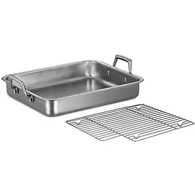 Tramontina® Gourmet 15" Stainless Steel Roasting Pan
