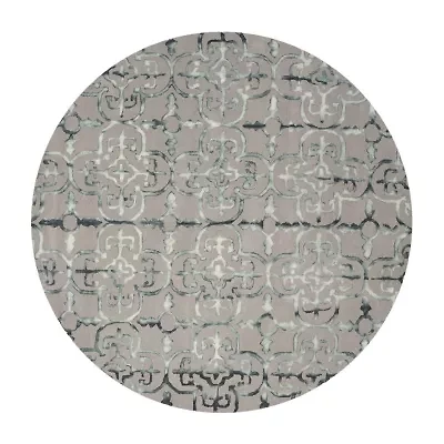 Safavieh Dip Dye Collection Danny Floral Round Area Rug