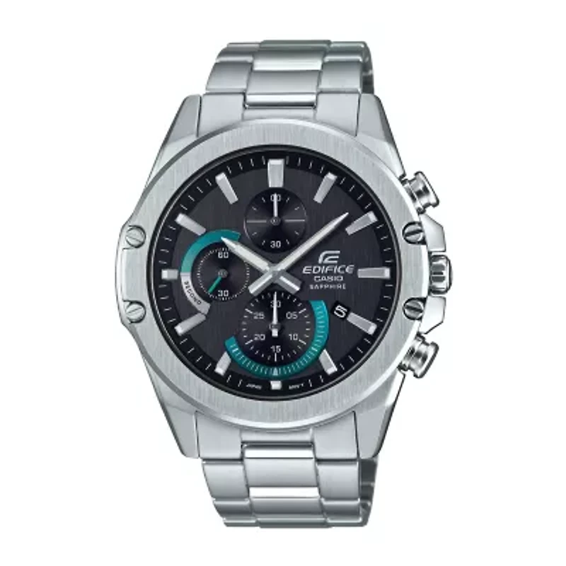 Casio Edifice Mens Silver Tone Stainless Steel Bracelet Watch Efrs567d-1av