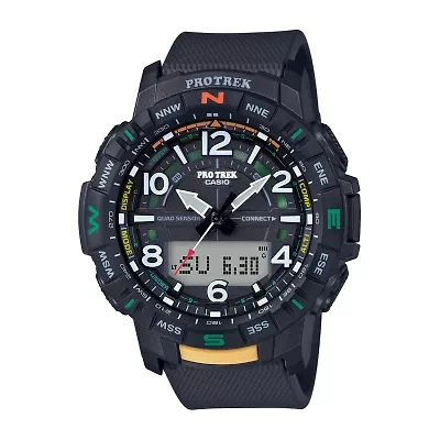 Casio Pro Trek Mens Multi-Function Black Strap Watch Prtb50-1