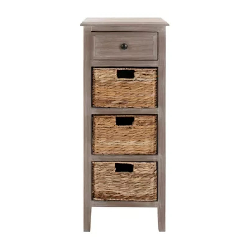 Michaela 4-Drawer Storage End Table