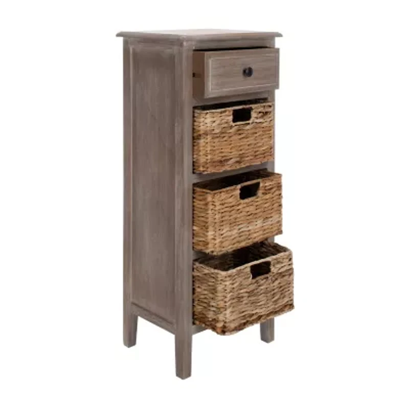 Michaela 4-Drawer Storage End Table