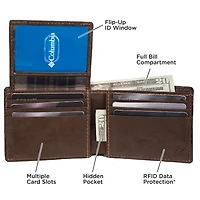 Columbia Mens Rfid Blocking Bifold Wallet