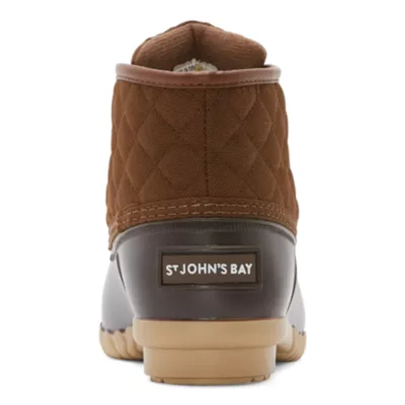 St. John's Bay Womens Denton Flat Heel Rain Boots