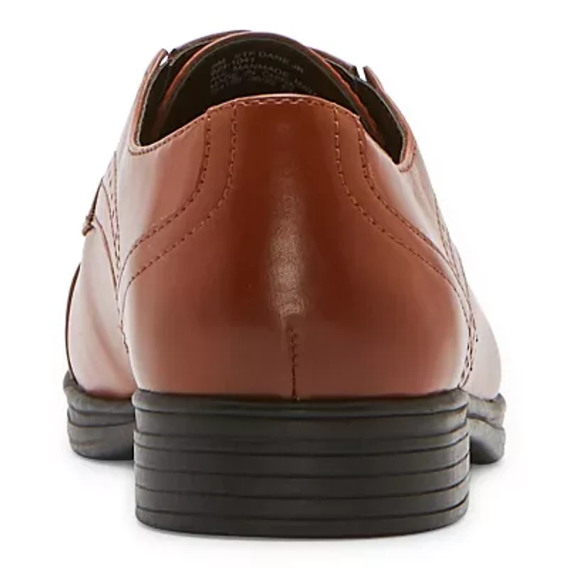 Stafford Dane Jr Little & Big Kid Boys Cap Oxford Shoes