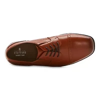 Stafford Dane Jr Little & Big Kid Boys Cap Oxford Shoes