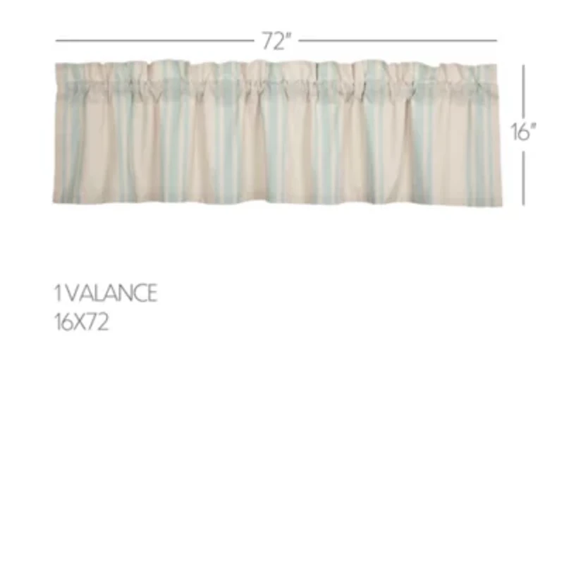 Vhc Brands Grain Sack Rod Pocket Valance