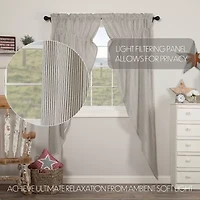 Vhc Brands Hatteras Prairie Rod Pocket Light-Filtering Set of 2 Curtain Panel