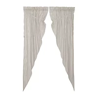 Vhc Brands Hatteras Prairie Rod Pocket Light-Filtering Set of 2 Curtain Panel
