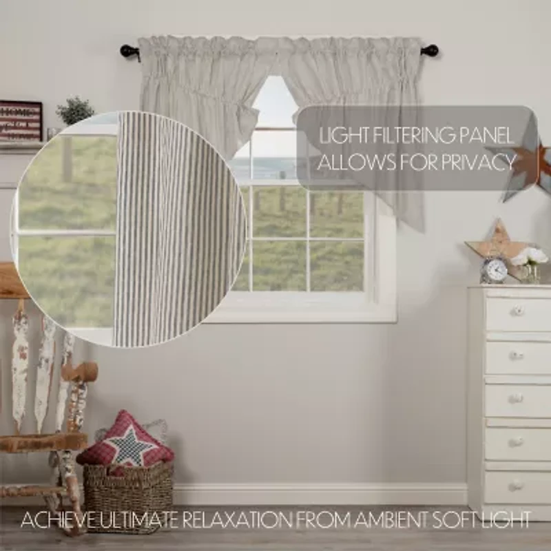 Vhc Brands Hatteras Prairie Swag Rod Pocket Valance