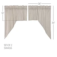 Vhc Brands Hatteras Swag Rod Pocket Valance