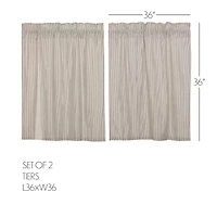 Vhc Brands Hatteras 2-pc. Rod Pocket Window Tier