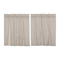 Vhc Brands Hatteras 2-pc. Rod Pocket Window Tier