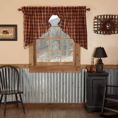 Vhc Brands Heritage Farms Prairie Swg Rod Pocket Tailored Valance