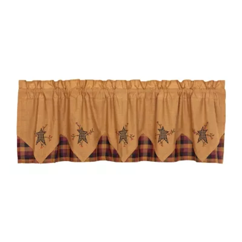 Vhc Brands Heritage Farms Rod Pocket Tailored Valance