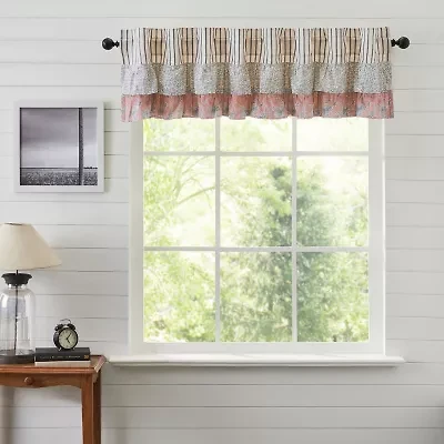 Vhc Brands Kaila Ticking Stripe Rod Pocket Valance