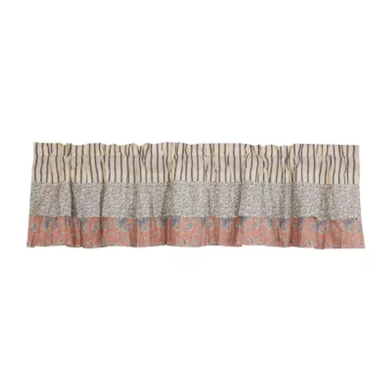 Vhc Brands Kaila Ticking Stripe Rod Pocket Valance
