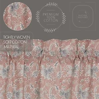 Vhc Brands Kaila Floral Rod Pocket Tailored Valance