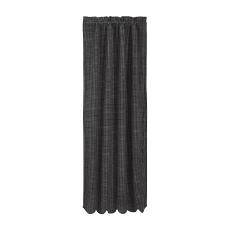 Vhc Brands Kettle Grove Plaid Rod Pocket Blackout Single Curtain Panel
