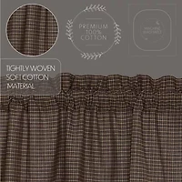 Vhc Brands Kettle Grove Plaid Prairie Swag Rod Pocket Scallop Valance