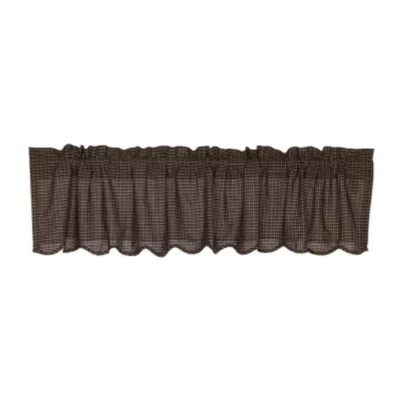 Vhc Brands Kettle Grove Plaid Rod Pocket Valance