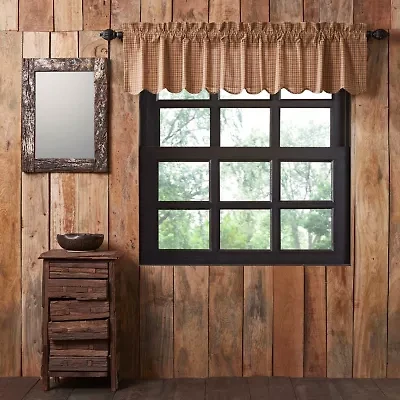 Vhc Brands Millsboro Rod Pocket Scallop Valance