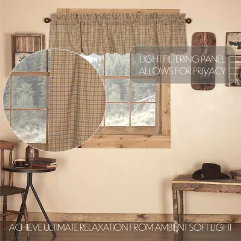 Vhc Brands Millsboro Rod Pocket Scallop Valance