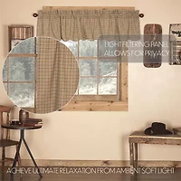 Vhc Brands Millsboro Rod Pocket Scallop Valance