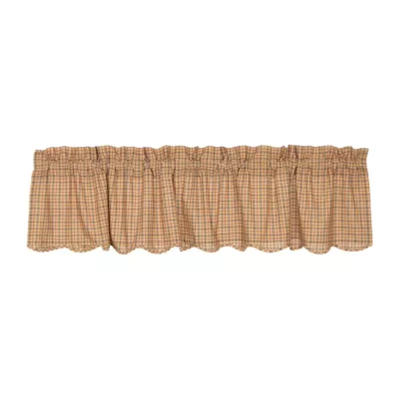 Vhc Brands Millsboro Rod Pocket Scallop Valance