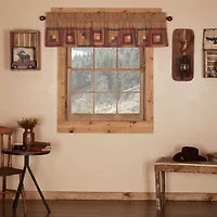 Vhc Brands Millsboro Patchwork Rod Pocket Tailored Valance