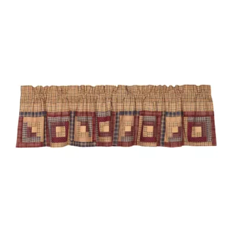 Vhc Brands Millsboro Patchwork Rod Pocket Tailored Valance