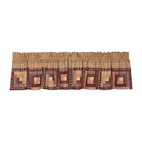 Vhc Brands Millsboro Patchwork Rod Pocket Tailored Valance