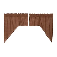 Vhc Brands Patriotic Patch Swag Rod Pocket Tailored Valance