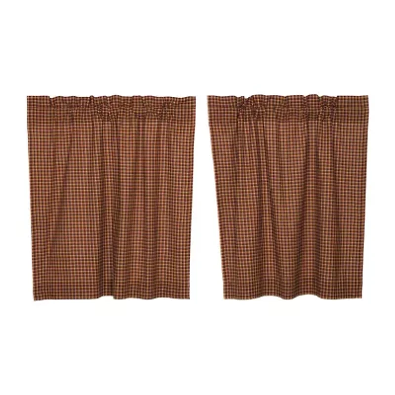 Vhc Brands Patriotic Patch 2-pc. Rod Pocket Window Tier