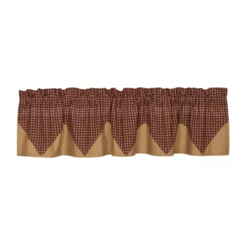 Vhc Brands Patriotic Patch Layered Rod Pocket Tailored Valance