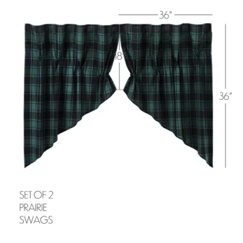Vhc Brands Pine Grove Prairie Swag Rod Pocket Tailored Valance