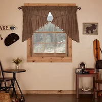 Vhc Brands Prescott Prairie Swag Rod Pocket Scallop Valance