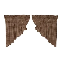 Vhc Brands Prescott Prairie Swag Rod Pocket Scallop Valance