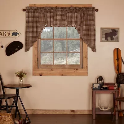Vhc Brands Prescott Swag Rod Pocket Scallop Valance