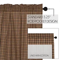 Vhc Brands Prescott Swag Rod Pocket Scallop Valance