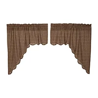 Vhc Brands Prescott Swag Rod Pocket Scallop Valance