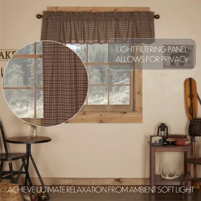 Vhc Brands Prescott Rod Pocket Scallop Valance