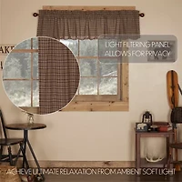 Vhc Brands Prescott Rod Pocket Scallop Valance