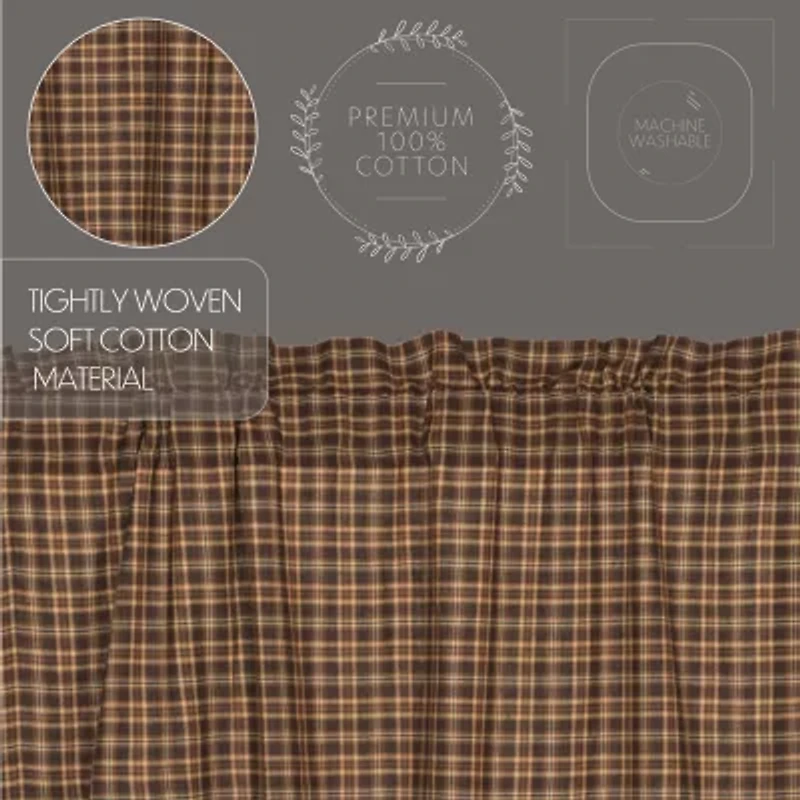 Vhc Brands Prescott Rod Pocket Scallop Valance