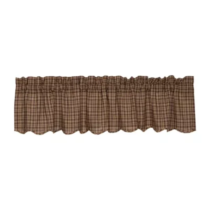 Vhc Brands Prescott Rod Pocket Scallop Valance